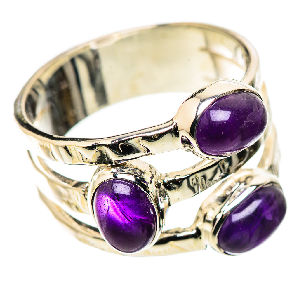Amethyst Rings handcrafted by Anasilvercos - RING134457 - Photo 2