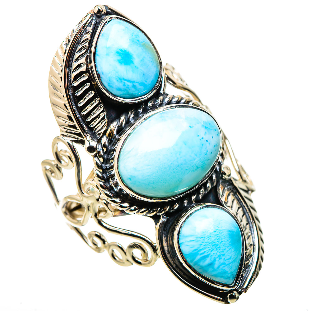 Larimar Rings handcrafted by Anasilvercos - RING134504 - Photo 2