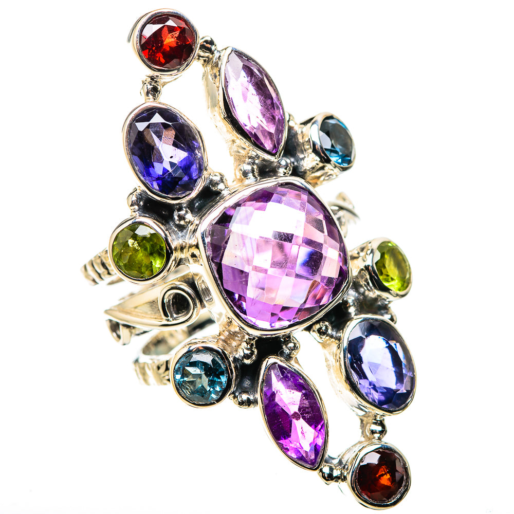 Amethyst Rings handcrafted by Anasilvercos - RING134508 - Photo 2