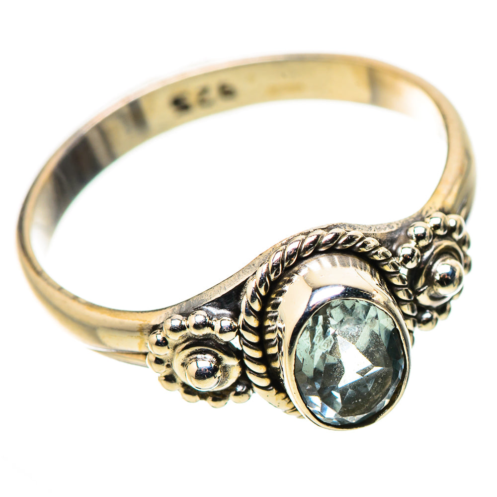 Blue Topaz Rings handcrafted by Anasilvercos - RING134570_Size-8 - Photo 2