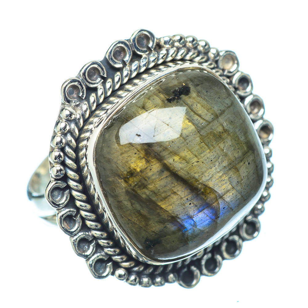 Labradorite Rings handcrafted by Anasilvercos - RING14697