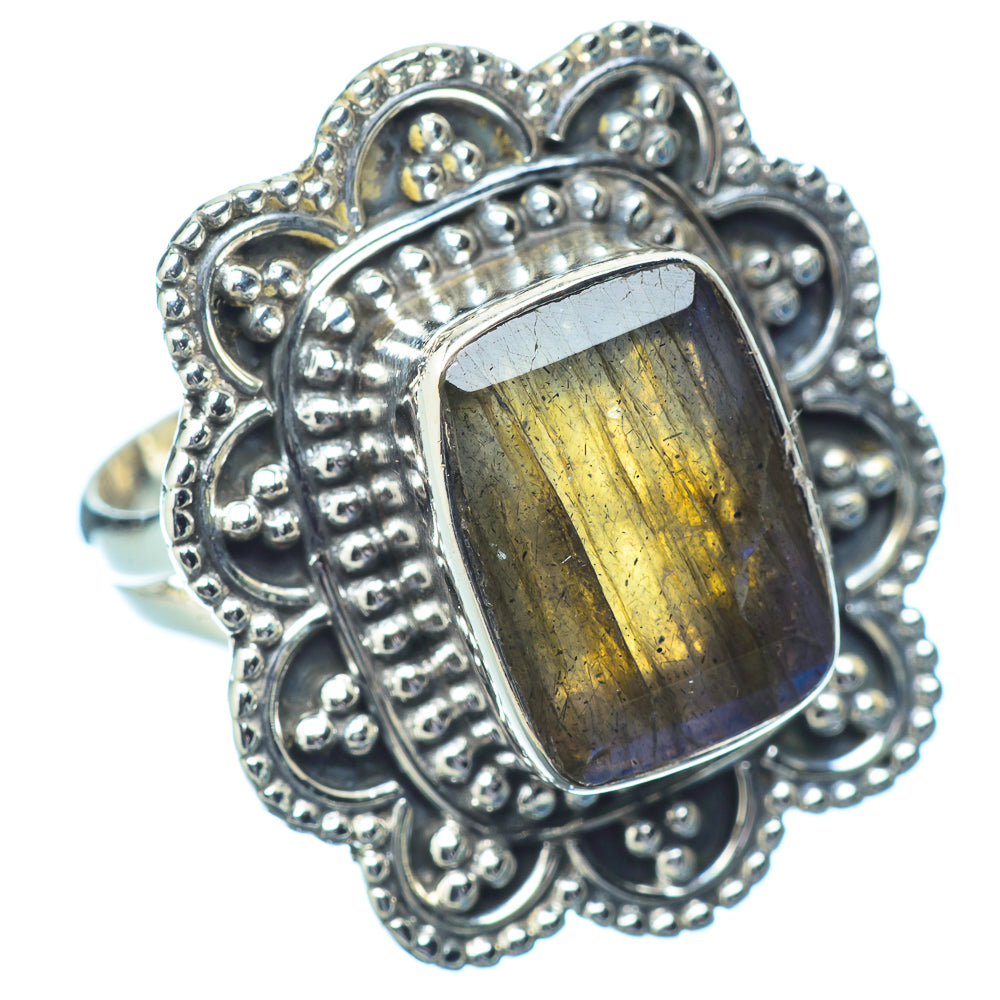 Labradorite Rings handcrafted by Anasilvercos - RING14781