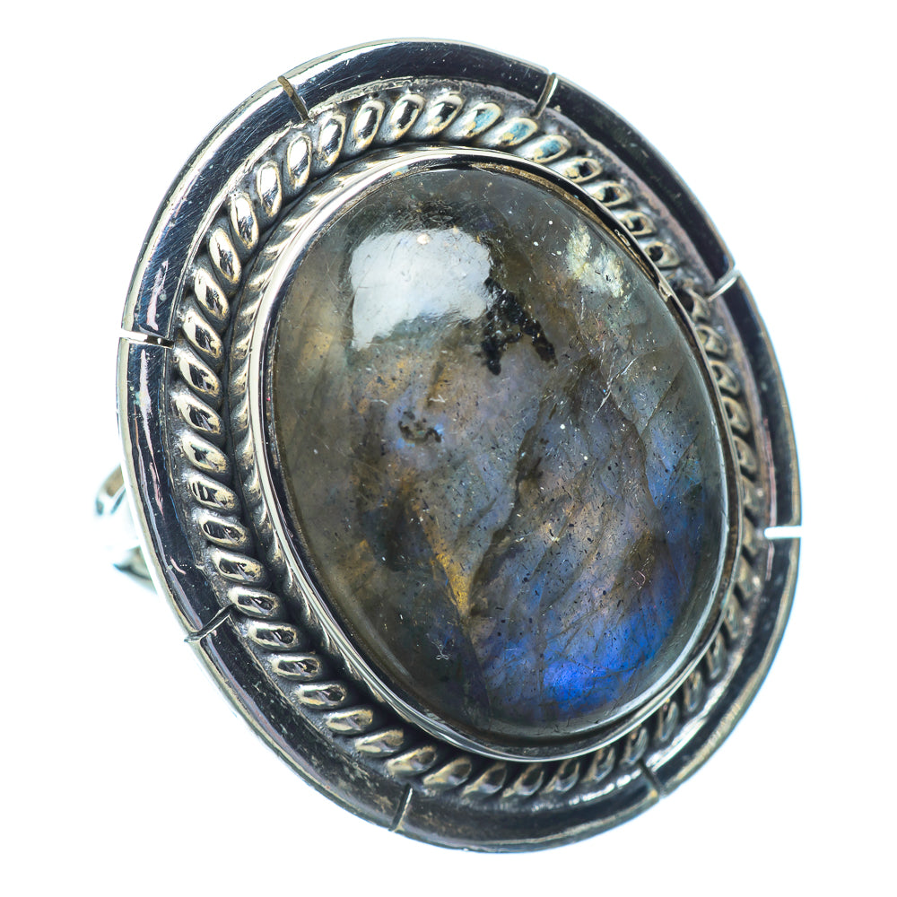 Labradorite Rings handcrafted by Anasilvercos - RING14797