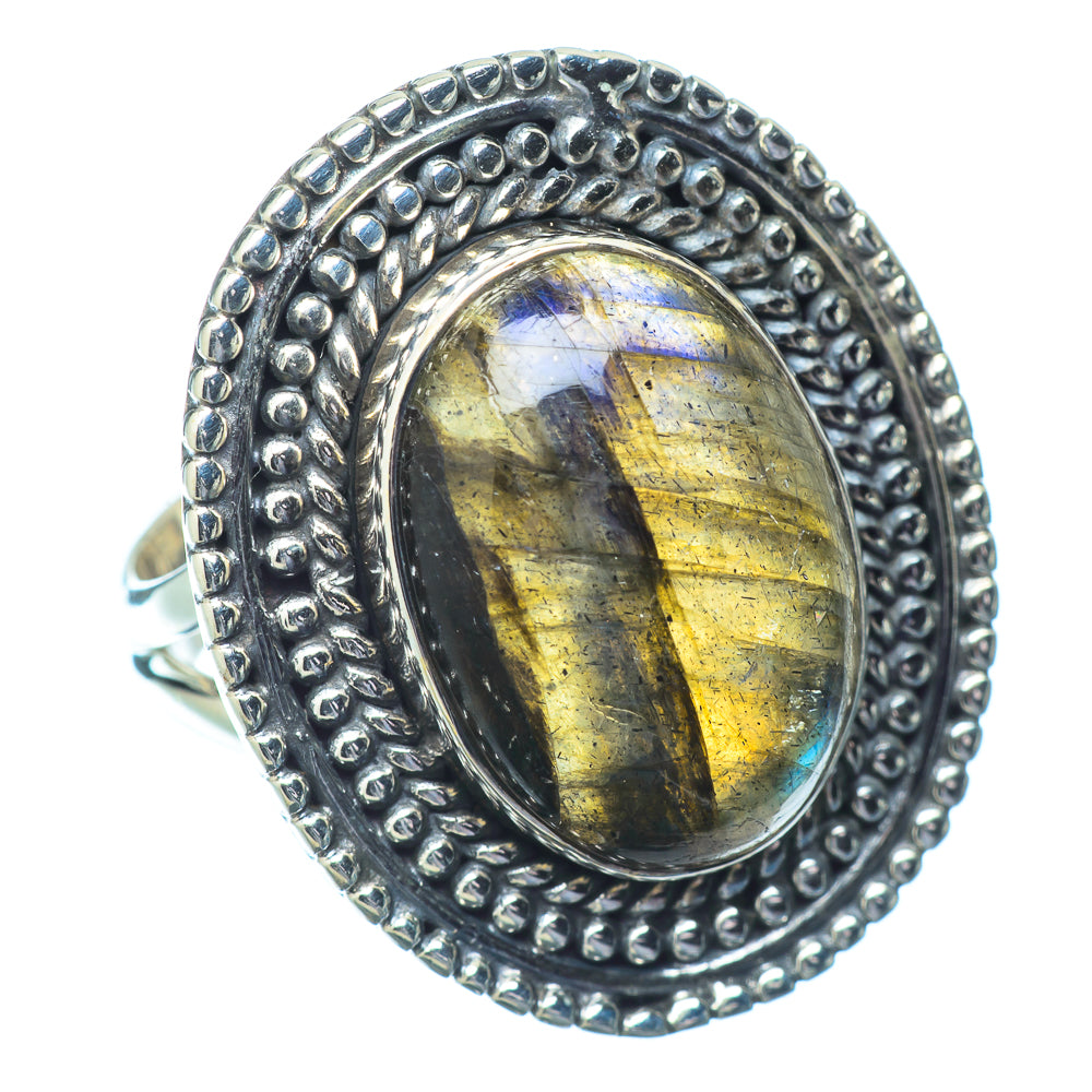 Labradorite Rings handcrafted by Anasilvercos - RING14869