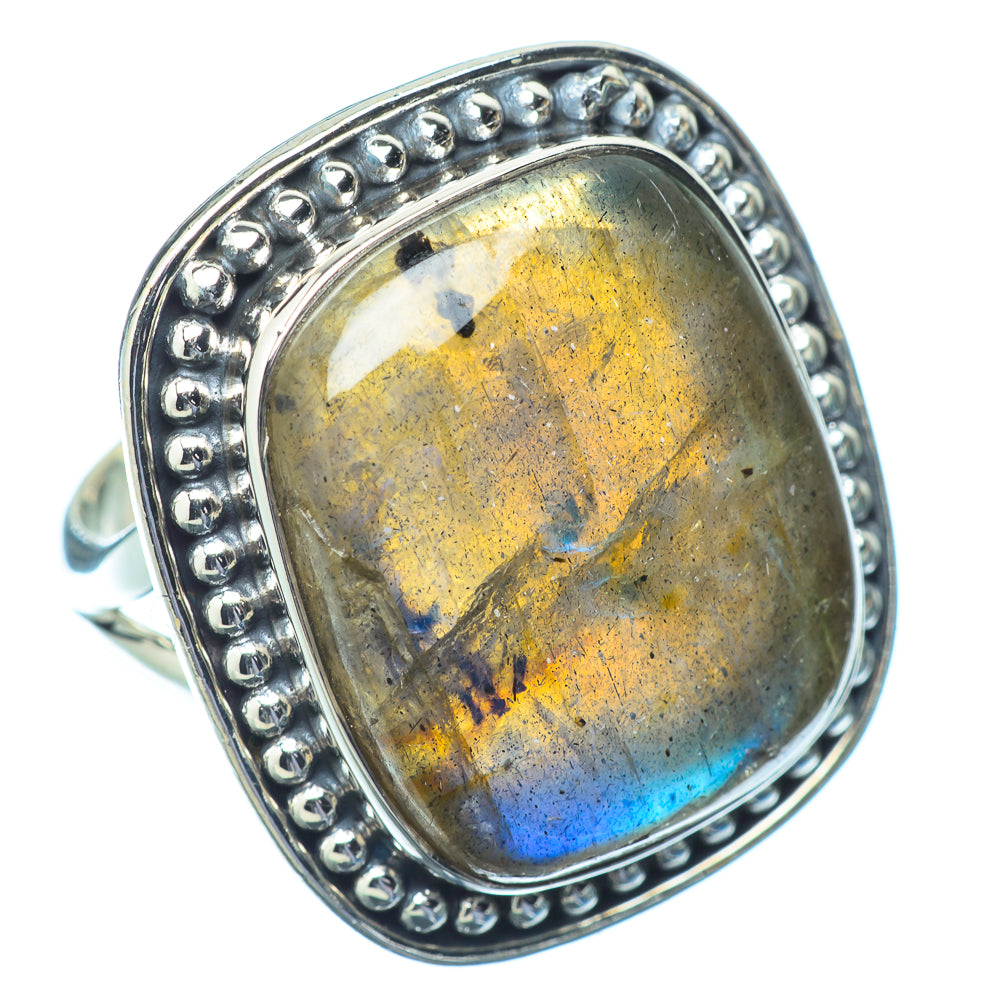 Labradorite Rings handcrafted by Anasilvercos - RING14896