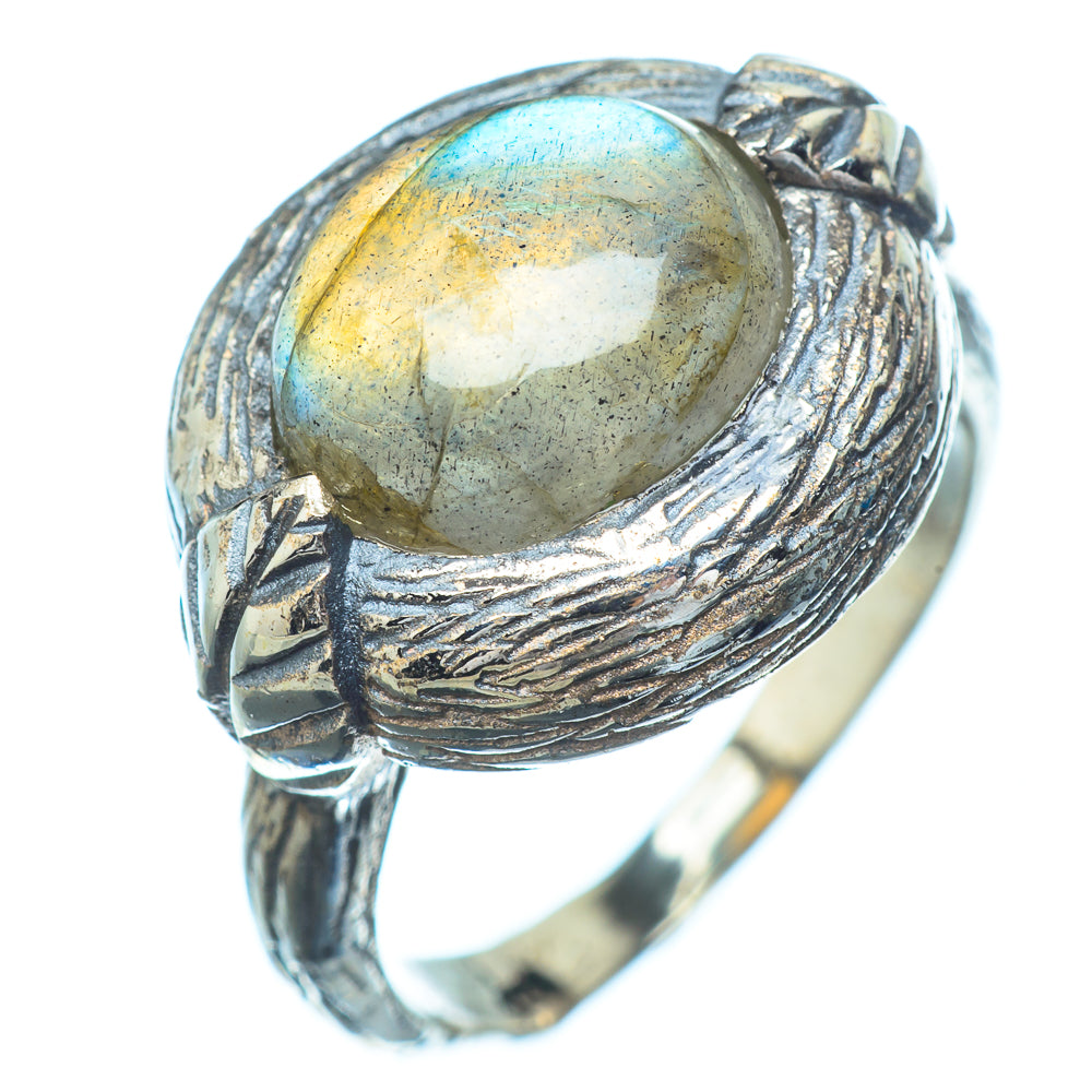 Labradorite Rings handcrafted by Anasilvercos - RING16392