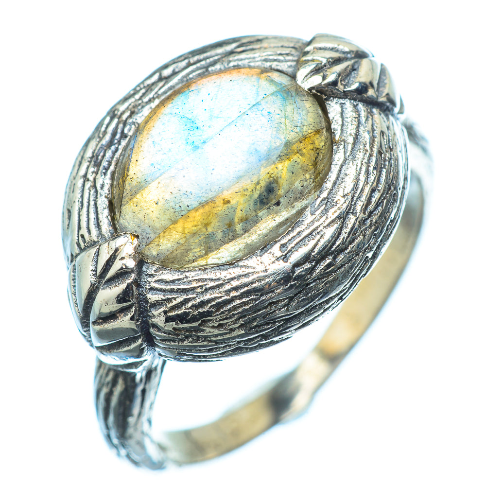 Labradorite Rings handcrafted by Anasilvercos - RING17500
