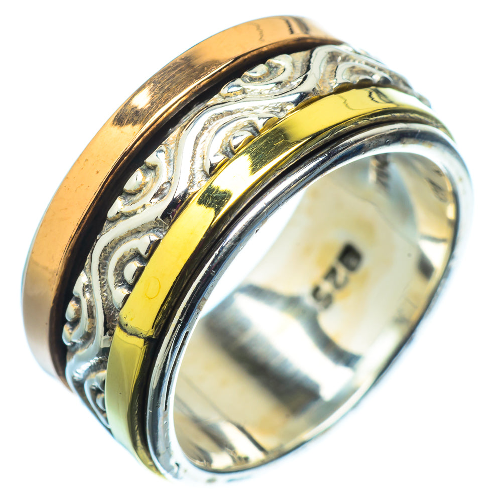 Meditation Spinner Rings handcrafted by Anasilvercos - RING18117