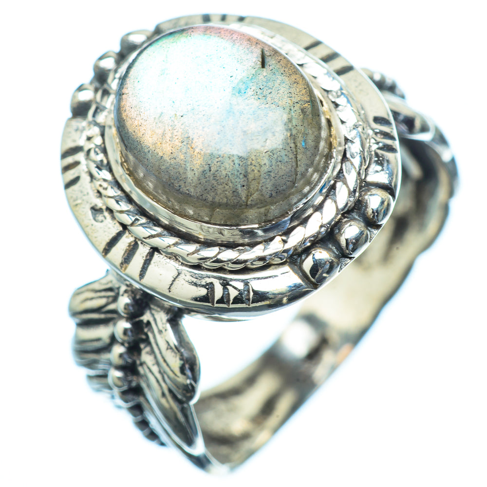 Labradorite Rings handcrafted by Anasilvercos - RING18828