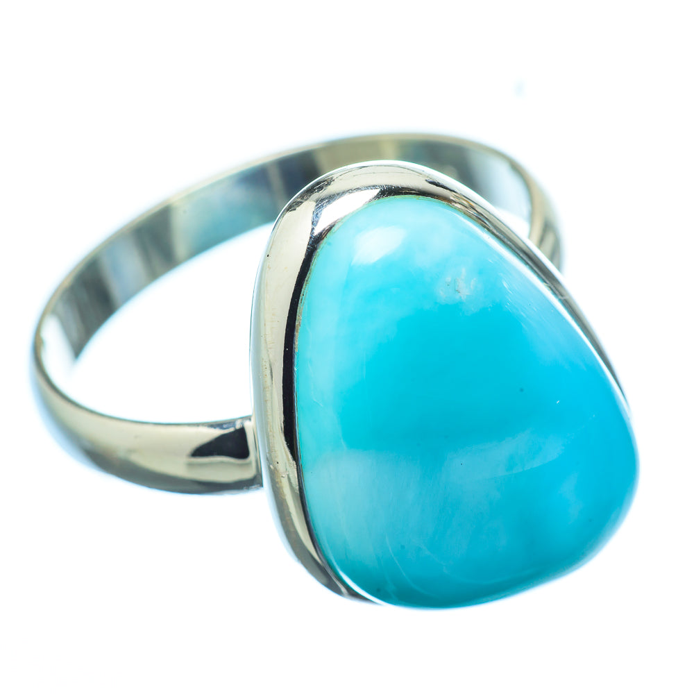 Larimar Rings handcrafted by Anasilvercos - RING19246