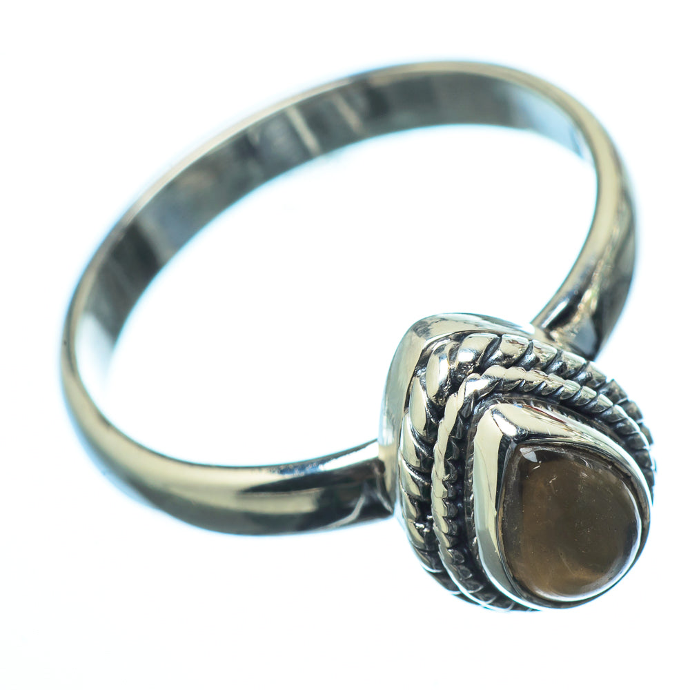 Smoky Quartz Rings handcrafted by Anasilvercos - RING19872