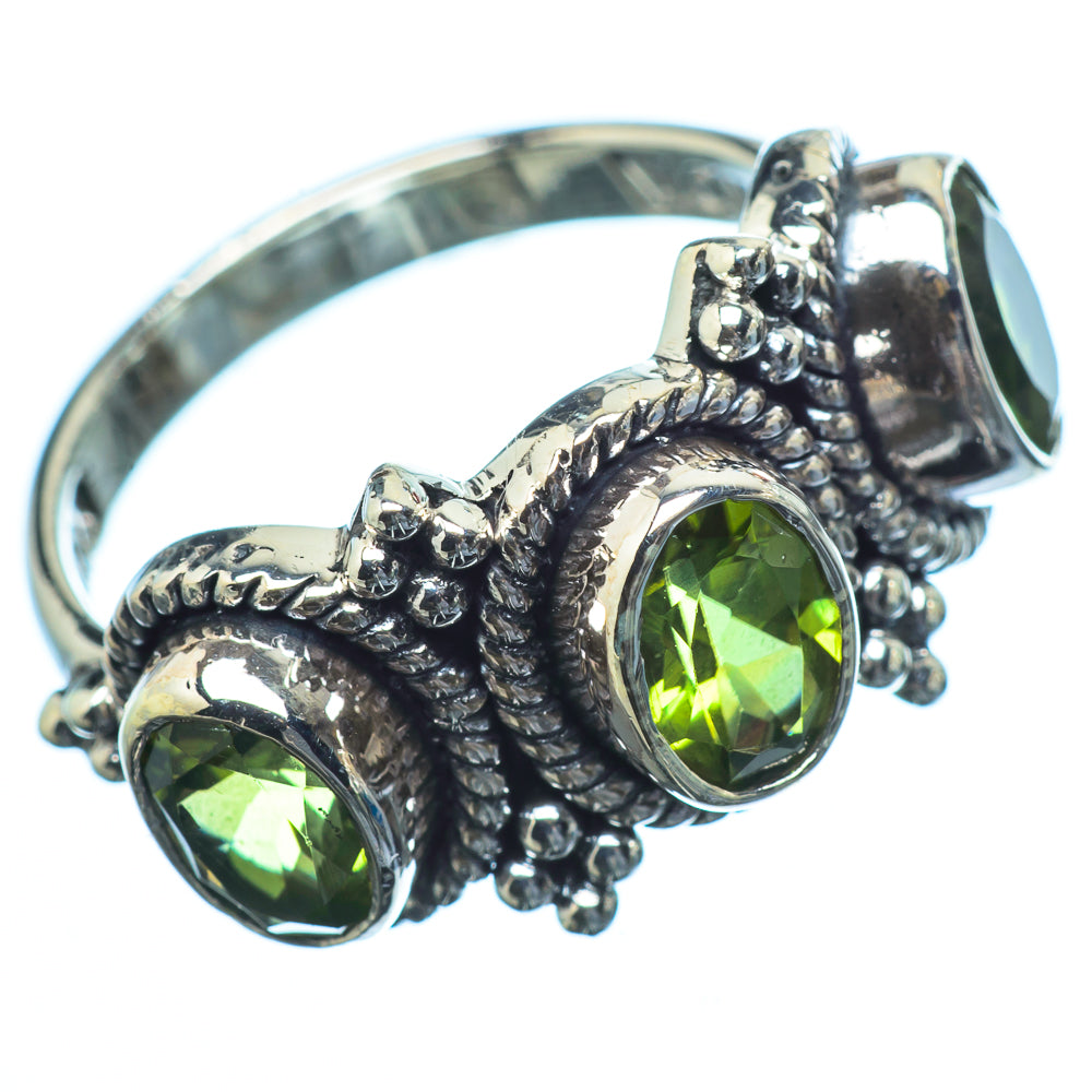 Peridot Rings handcrafted by Anasilvercos - RING19893