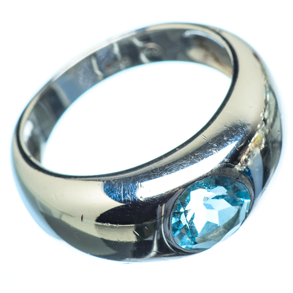 Blue Topaz Rings handcrafted by Anasilvercos - RING19949