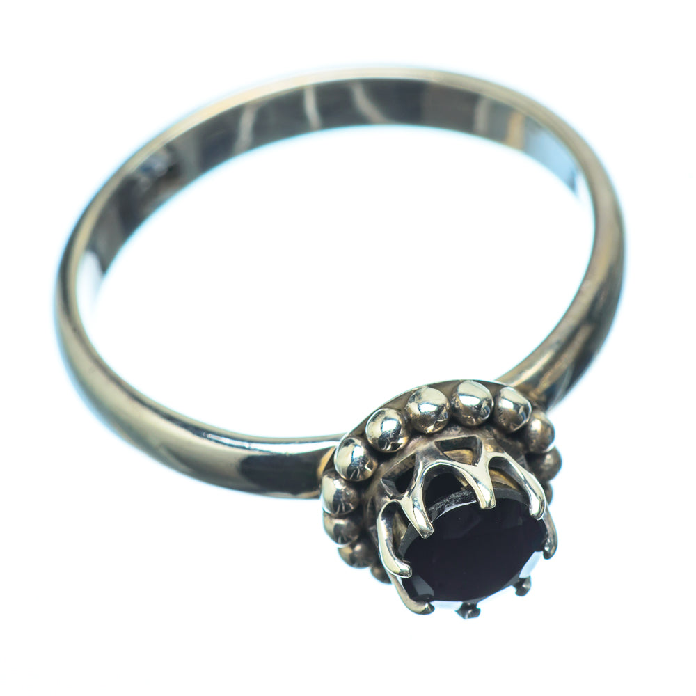 Rainbow Moonstone Rings handcrafted by Anasilvercos - RING20025