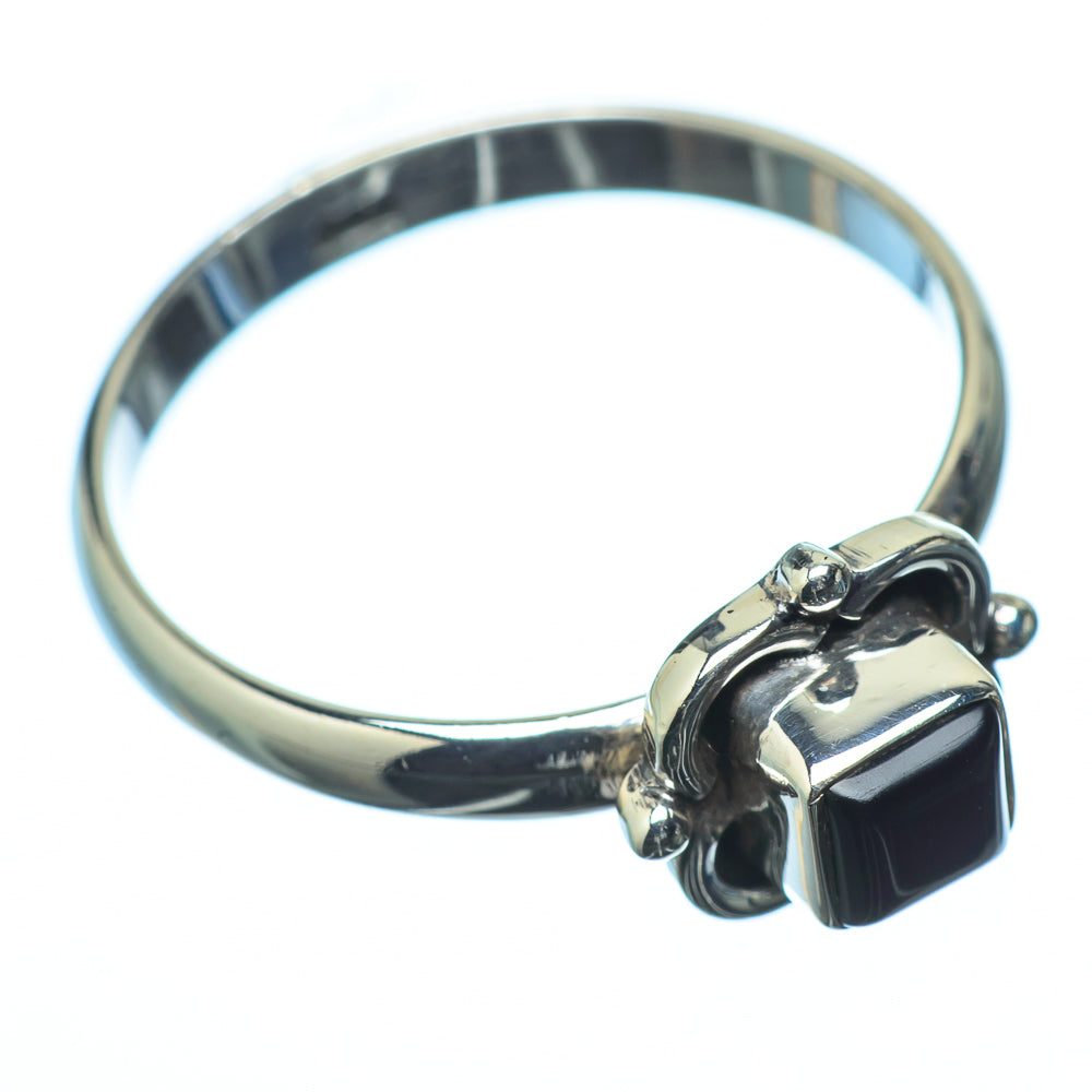 Black Onyx Rings handcrafted by Anasilvercos - RING20047