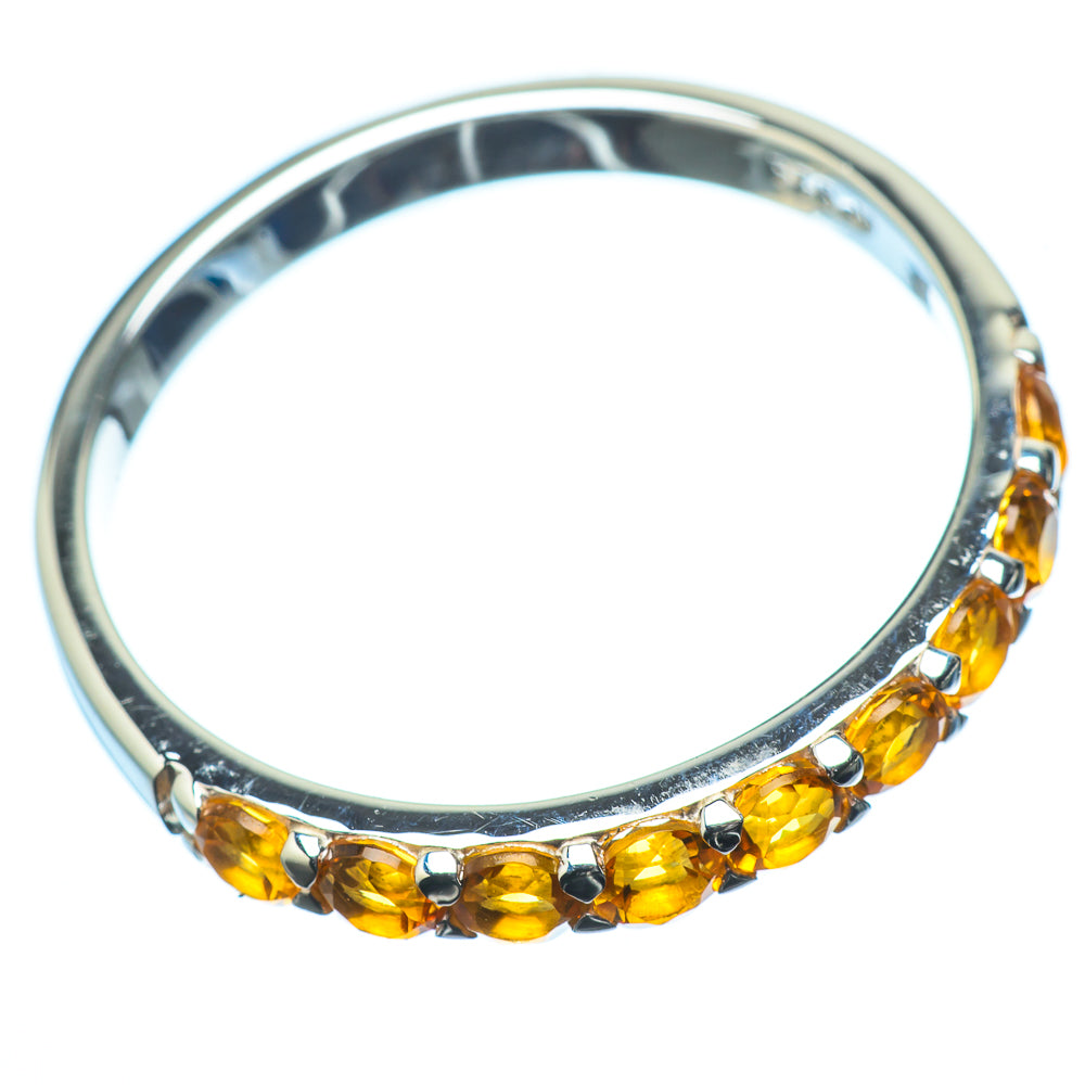 Citrine Rings handcrafted by Anasilvercos - RING20108