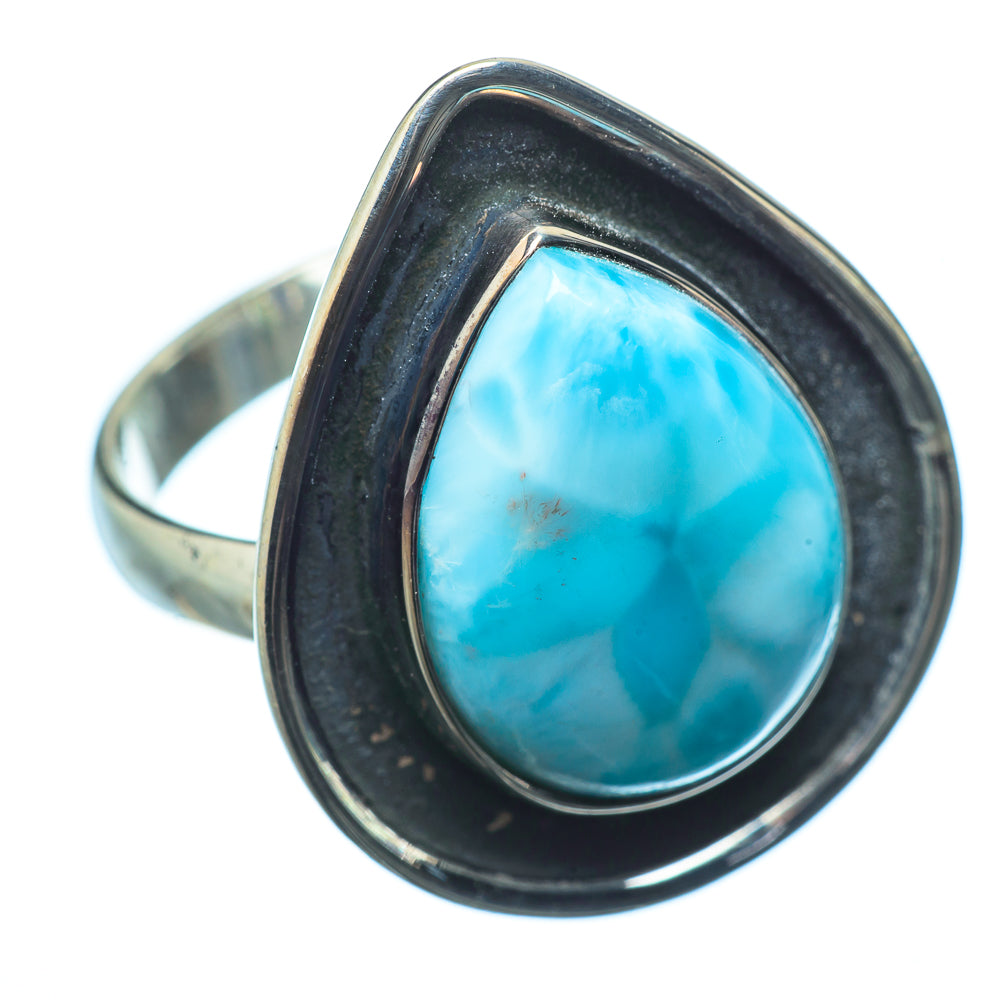 Larimar Rings handcrafted by Anasilvercos - RING20145