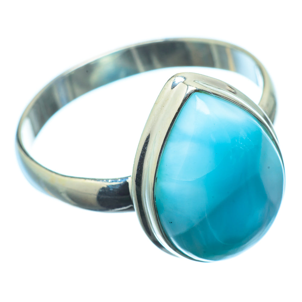 Larimar Rings handcrafted by Anasilvercos - RING20166