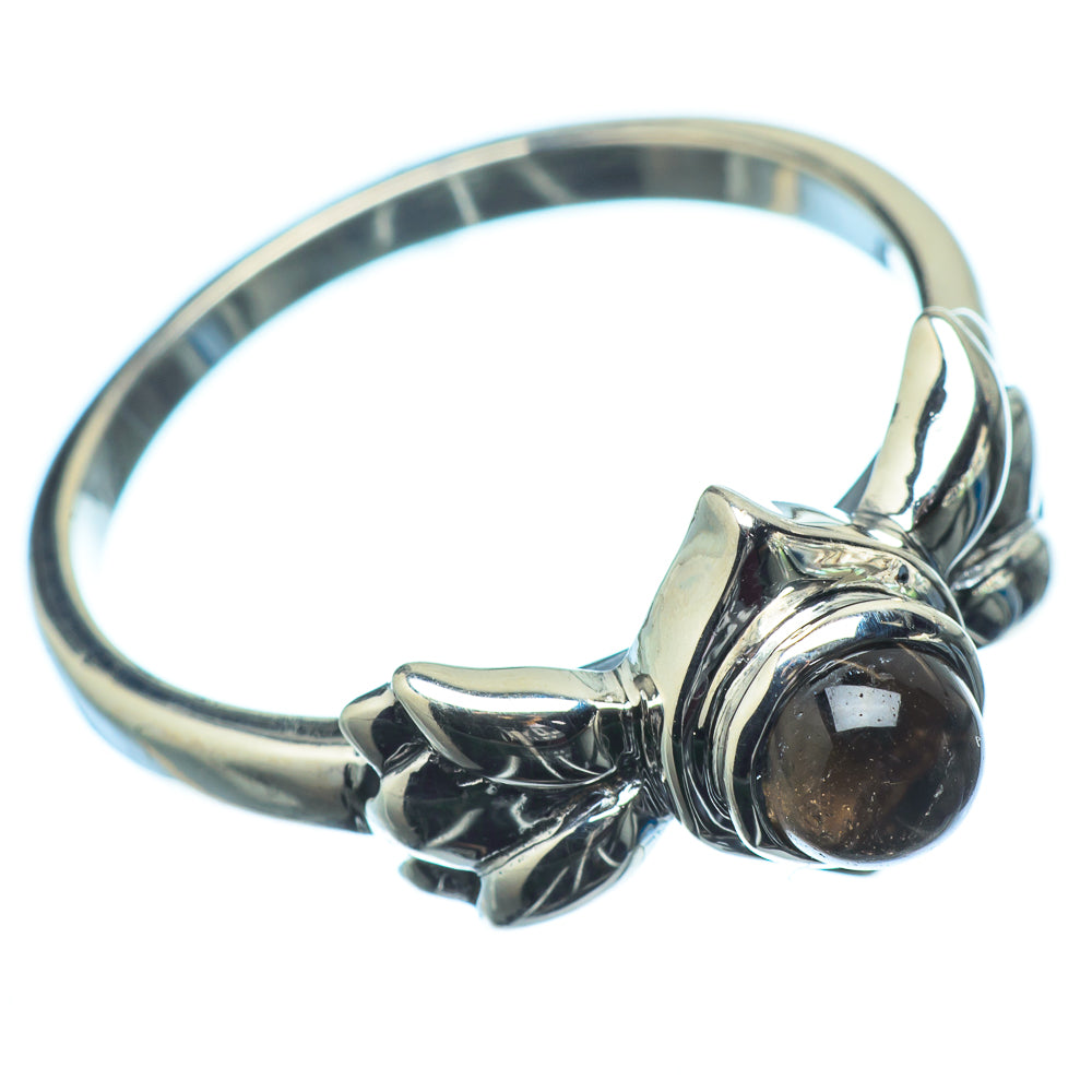 Smoky Quartz Rings handcrafted by Anasilvercos - RING20191