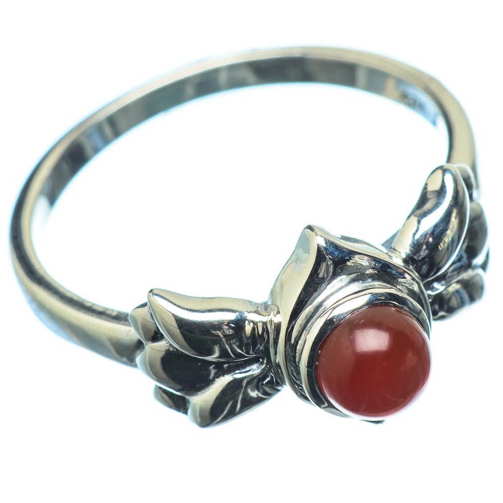 Red Onyx Rings handcrafted by Anasilvercos - RING20232