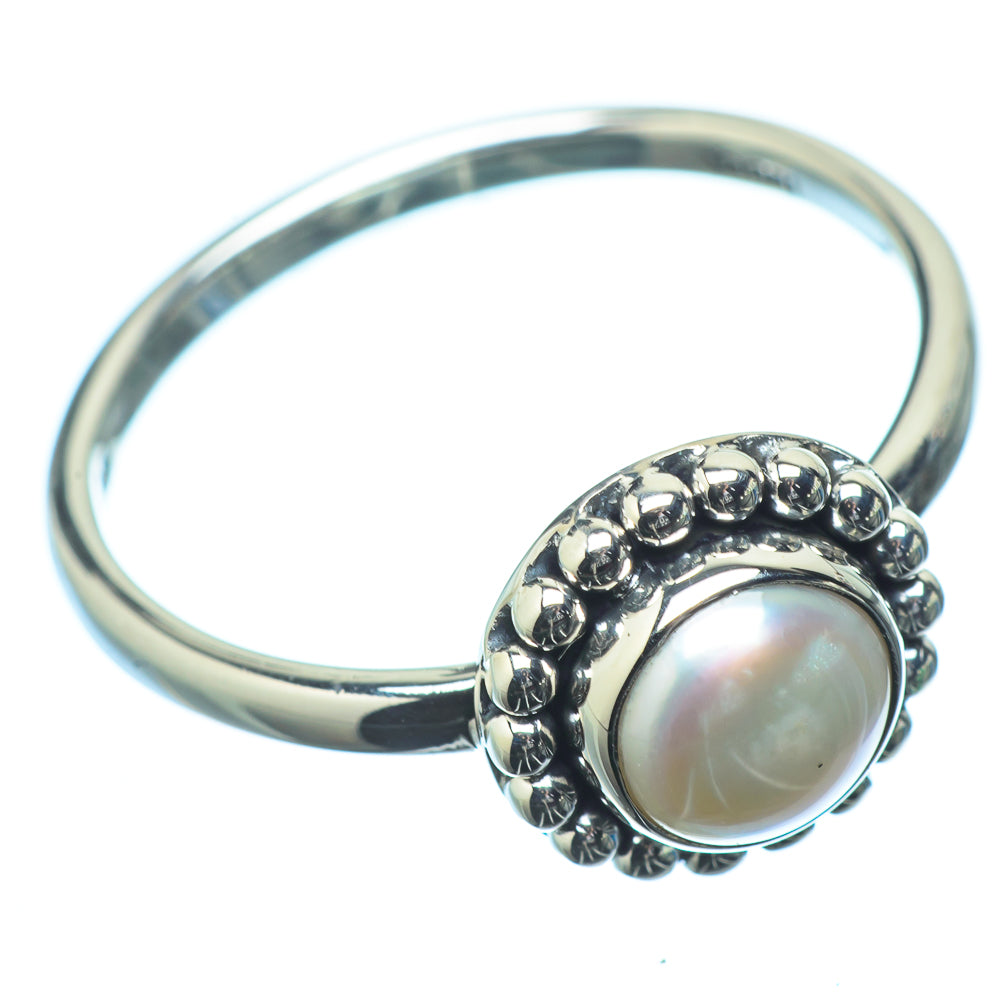 Cultured Pearl Rings handcrafted by Anasilvercos - RING20259
