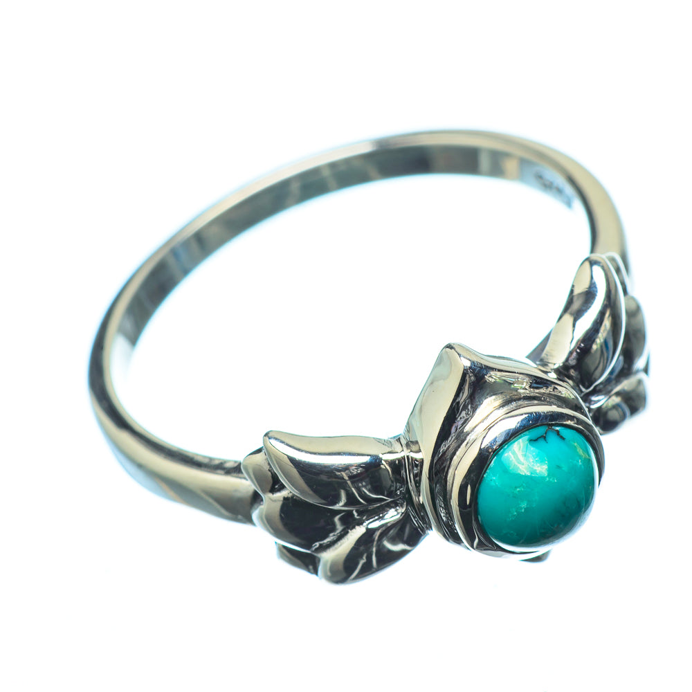 Tibetan Turquoise Rings handcrafted by Anasilvercos - RING20263