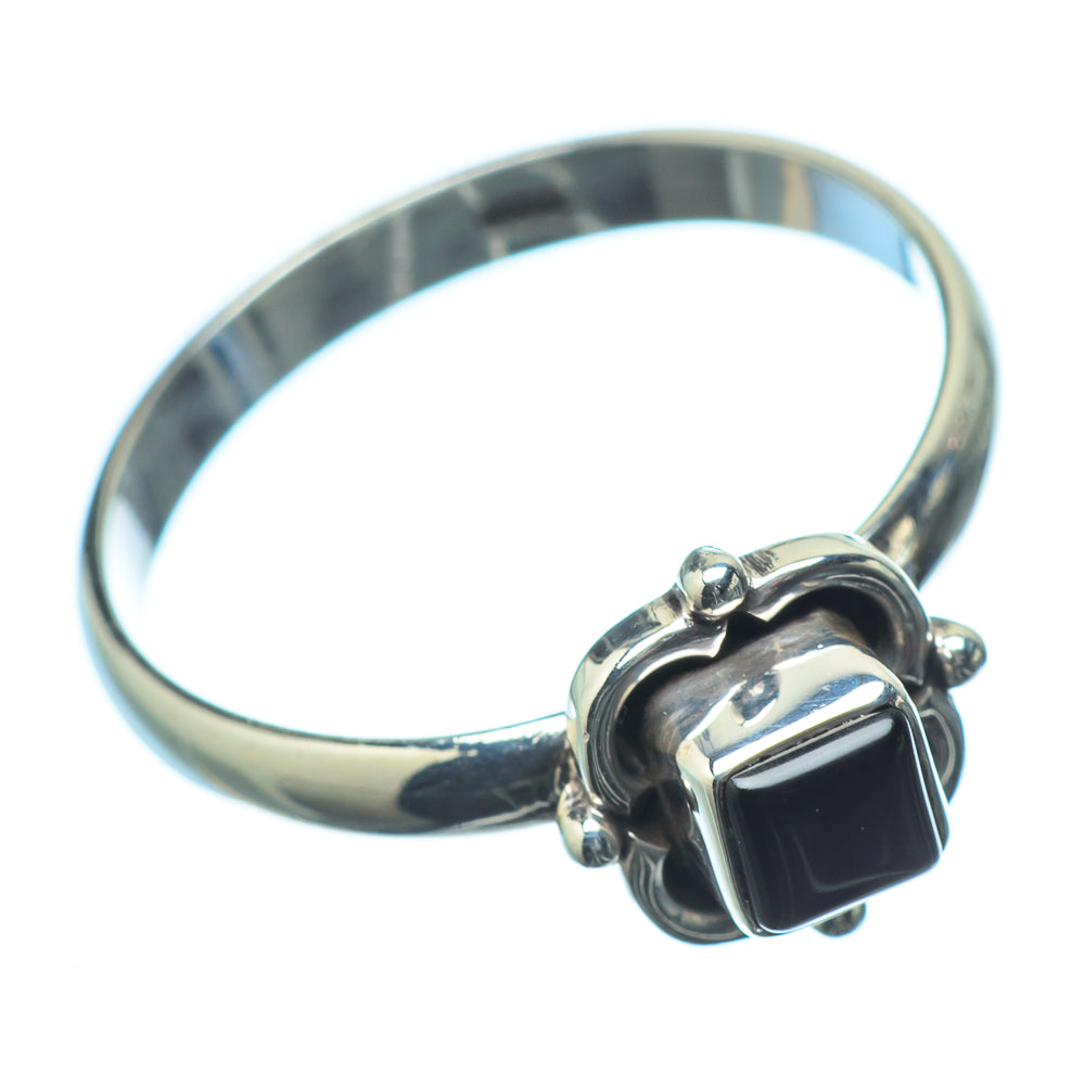 Black Onyx Rings handcrafted by Anasilvercos - RING20276
