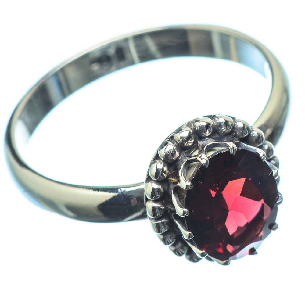 Garnet Rings handcrafted by Anasilvercos - RING20425