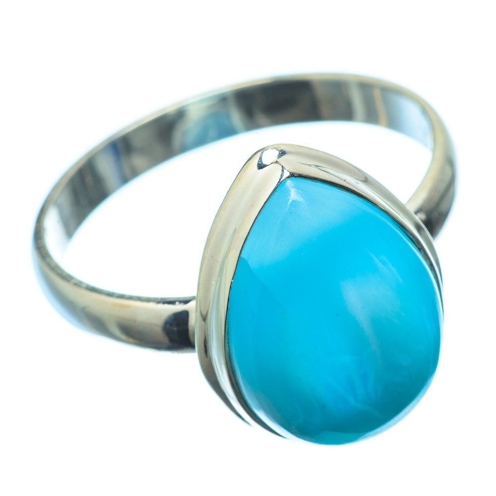 Larimar Rings handcrafted by Anasilvercos - RING20441