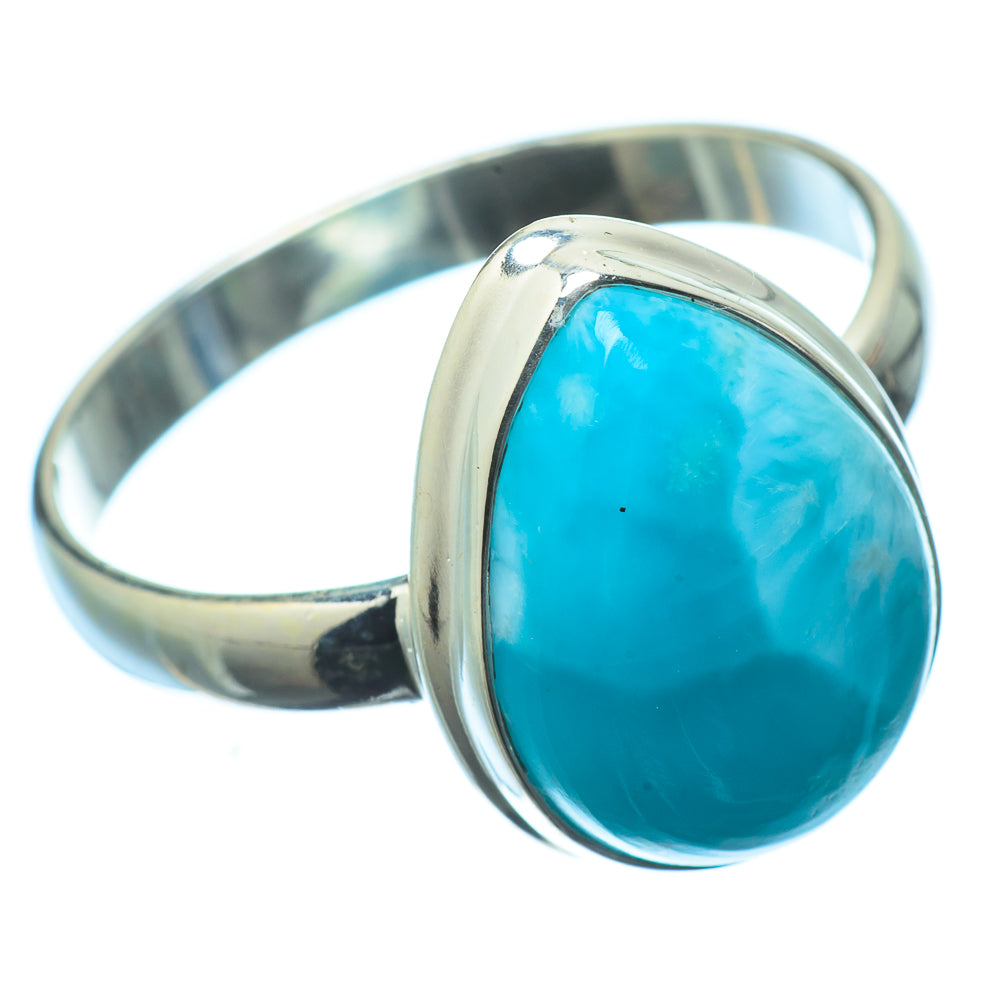Larimar Rings handcrafted by Anasilvercos - RING20507