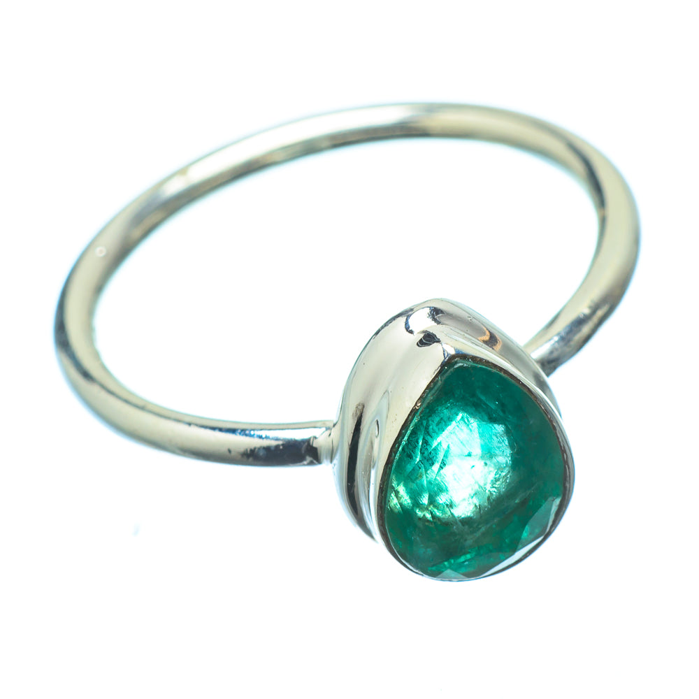 Zambian Emerald Rings handcrafted by Anasilvercos - RING20514