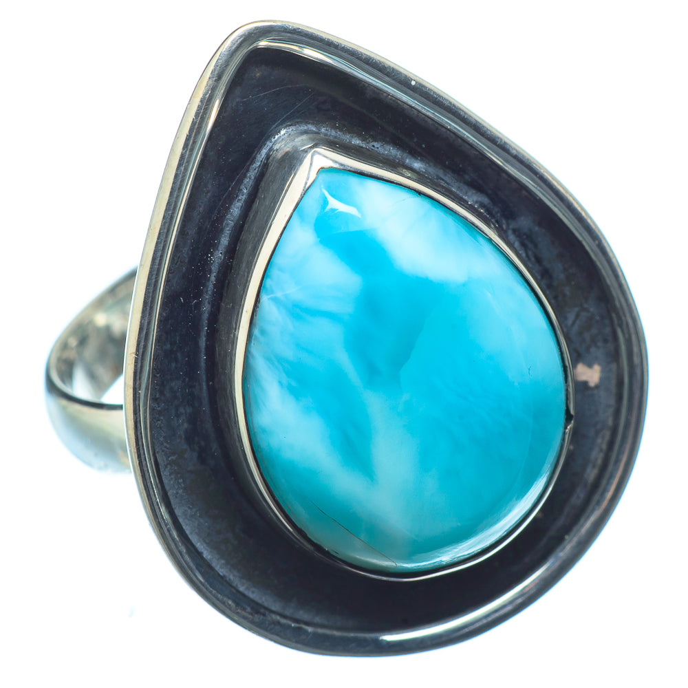 Larimar Rings handcrafted by Anasilvercos - RING20533