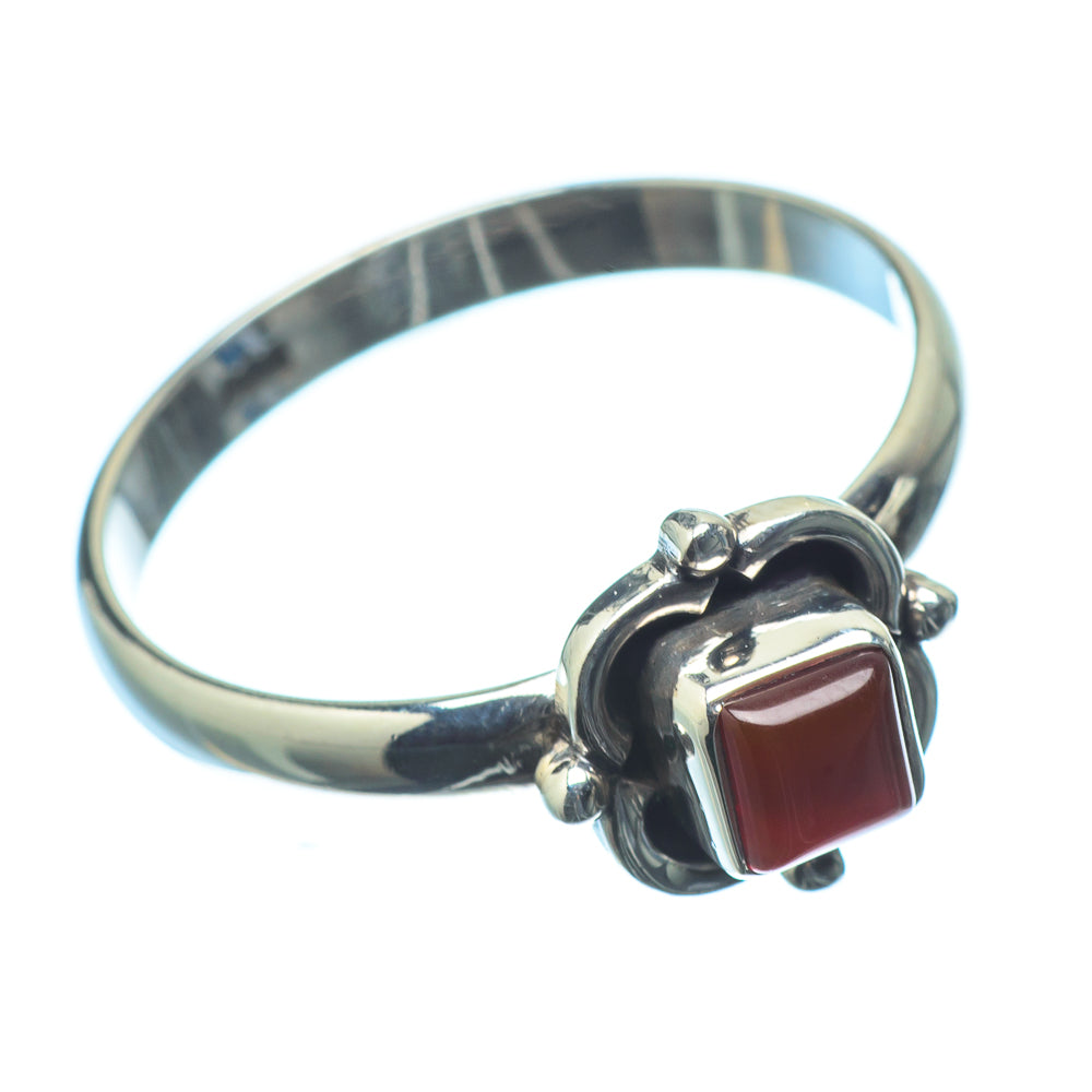 Red Onyx Rings handcrafted by Anasilvercos - RING20583