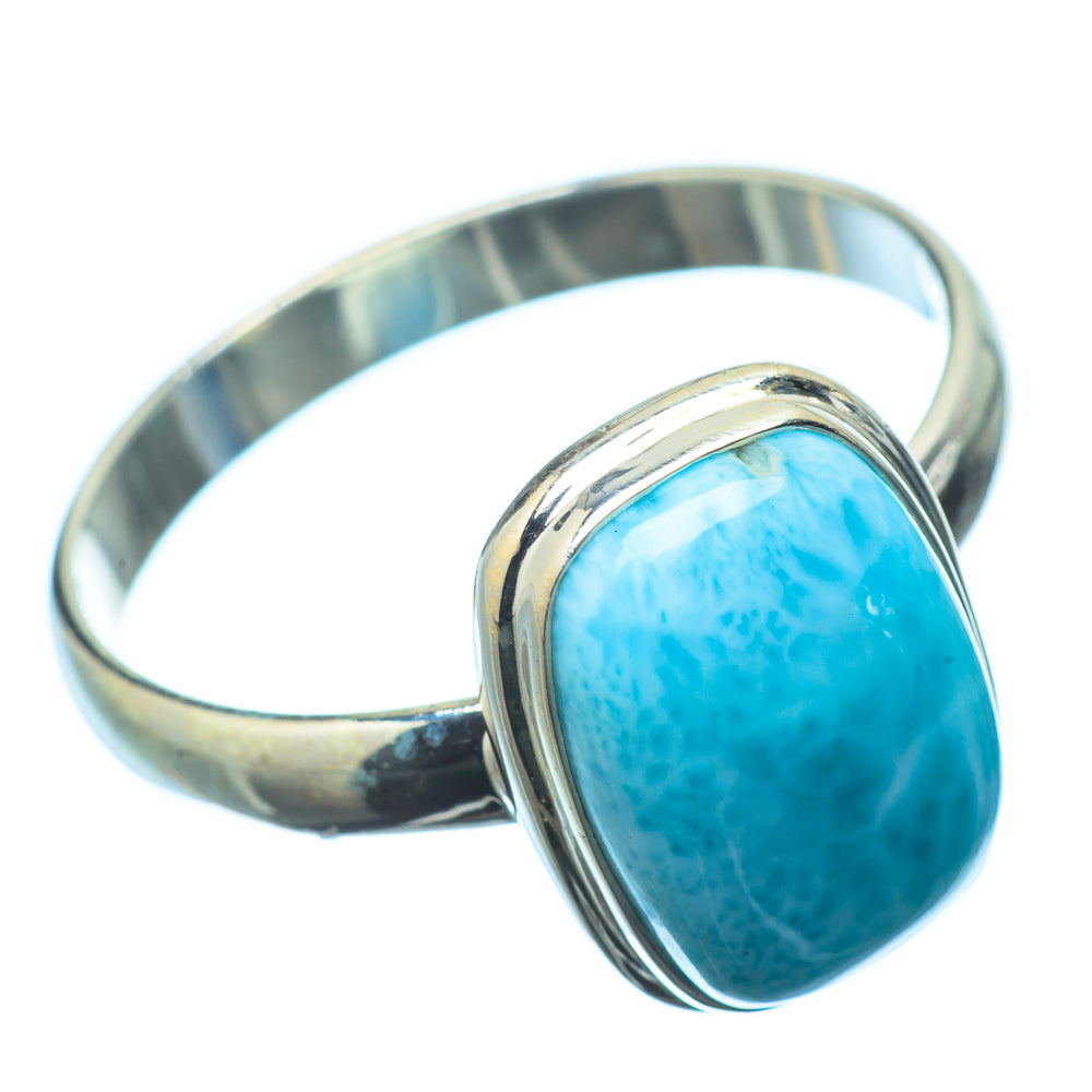 Larimar Rings handcrafted by Anasilvercos - RING20621