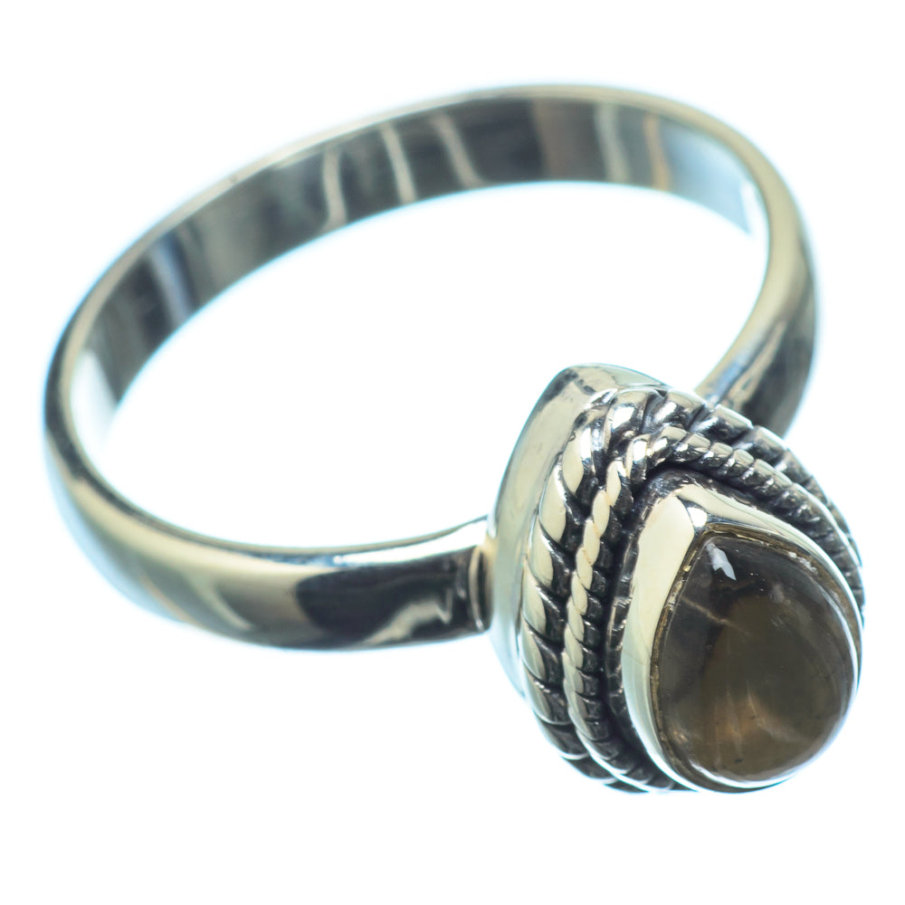Smoky Quartz Rings handcrafted by Anasilvercos - RING20627