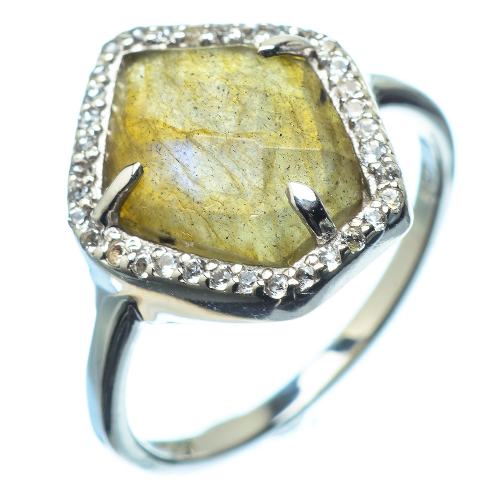 Labradorite Rings handcrafted by Anasilvercos - RING20689