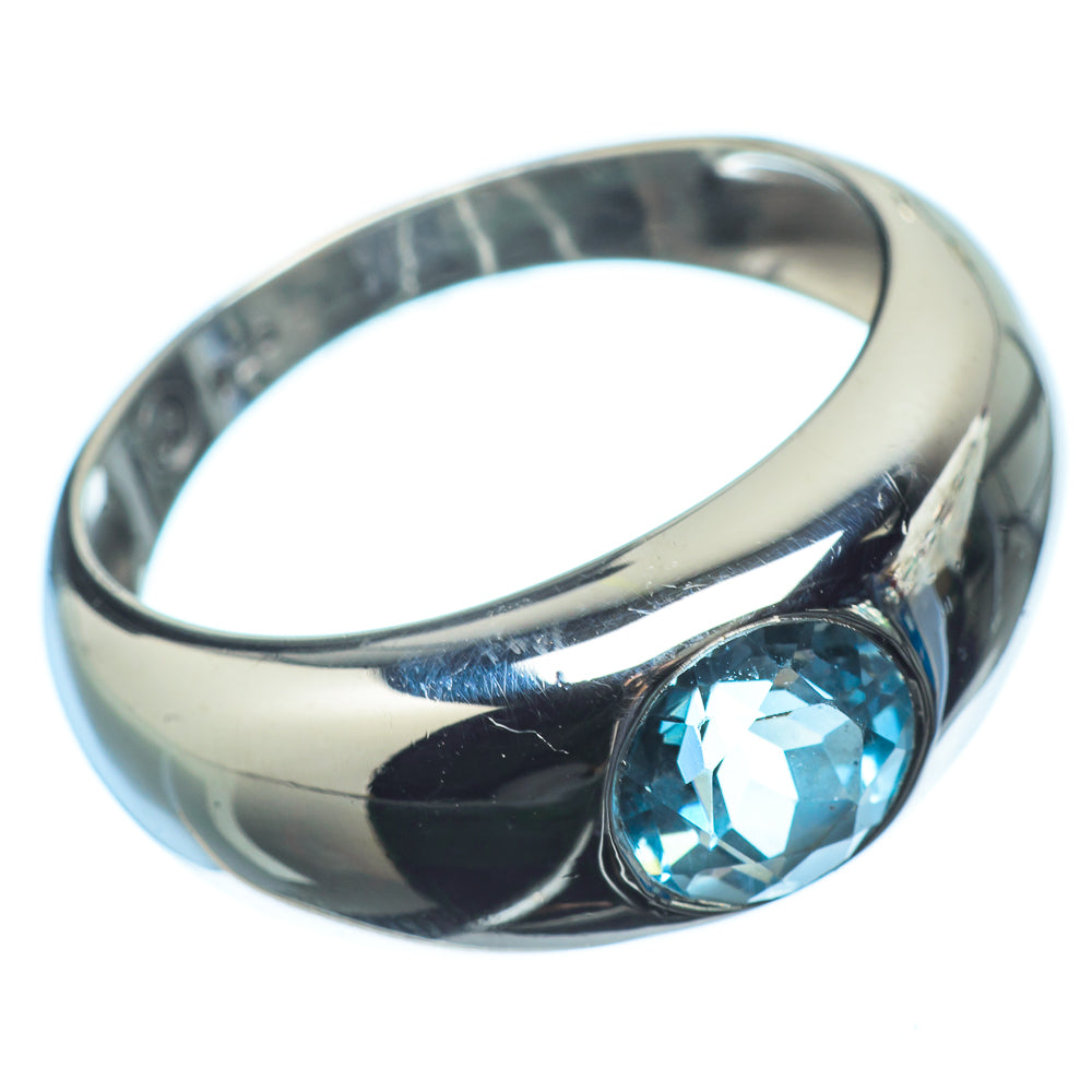 Blue Topaz Rings handcrafted by Anasilvercos - RING20724