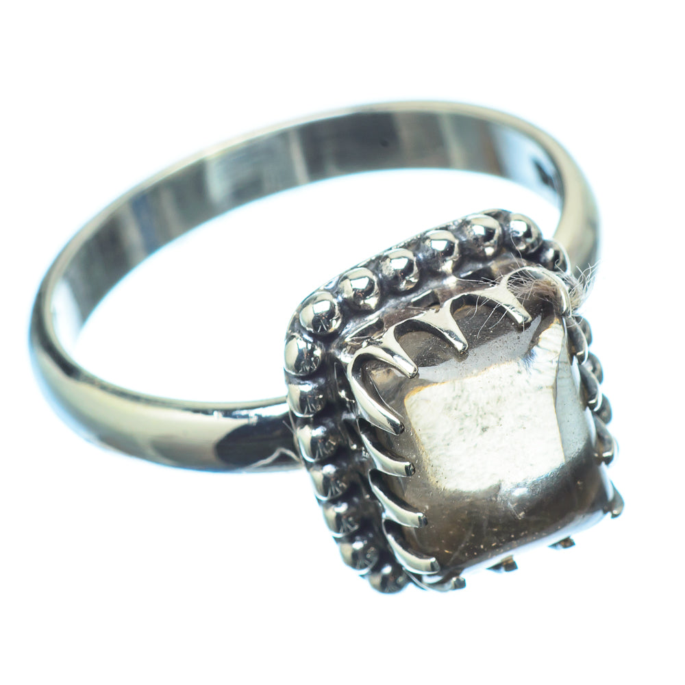 Smoky Quartz Rings handcrafted by Anasilvercos - RING20837