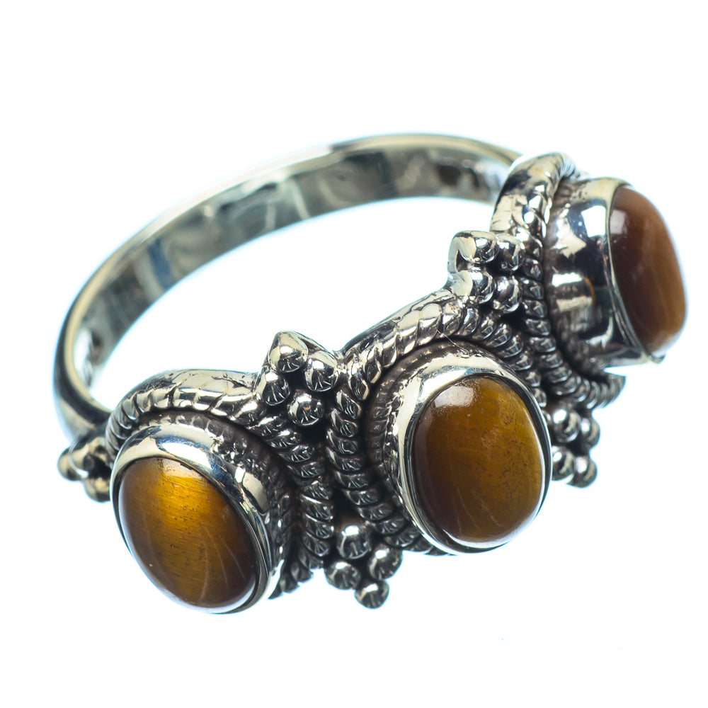 Tiger Eye Rings handcrafted by Anasilvercos - RING20838