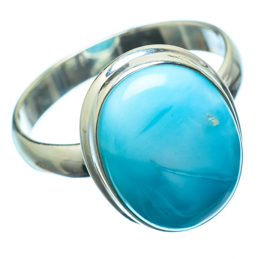 Larimar Rings handcrafted by Anasilvercos - RING20852