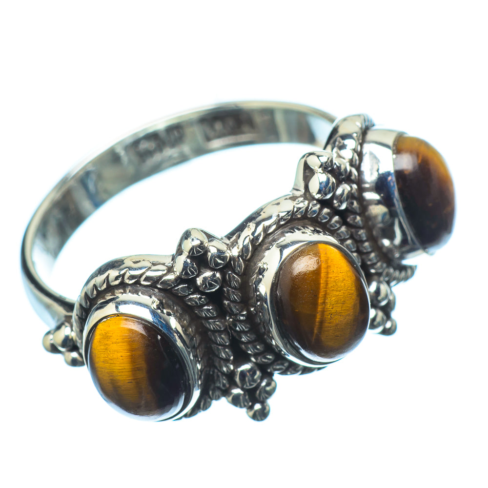 Tiger Eye Rings handcrafted by Anasilvercos - RING20861