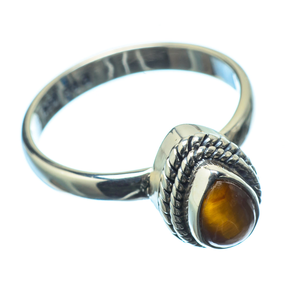 Tiger Eye Rings handcrafted by Anasilvercos - RING20862