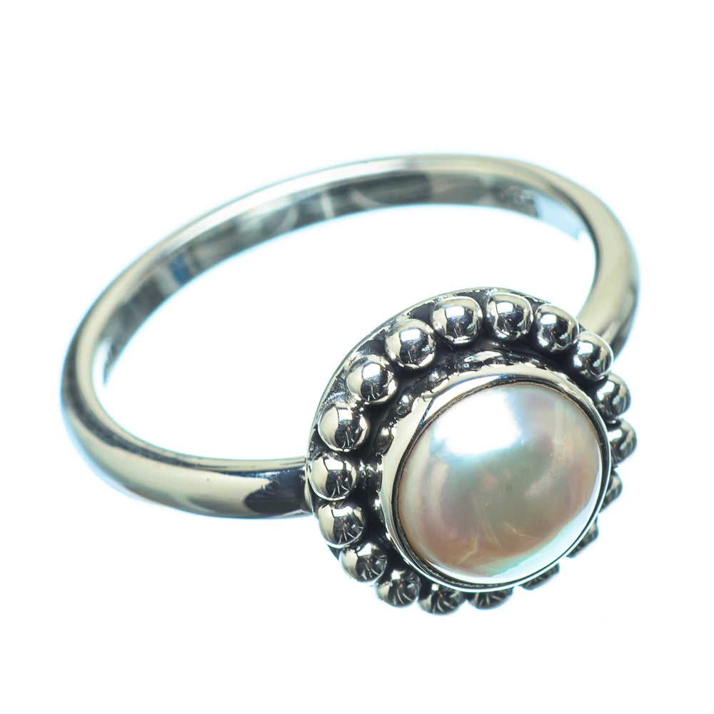 Cultured Pearl Rings handcrafted by Anasilvercos - RING20895