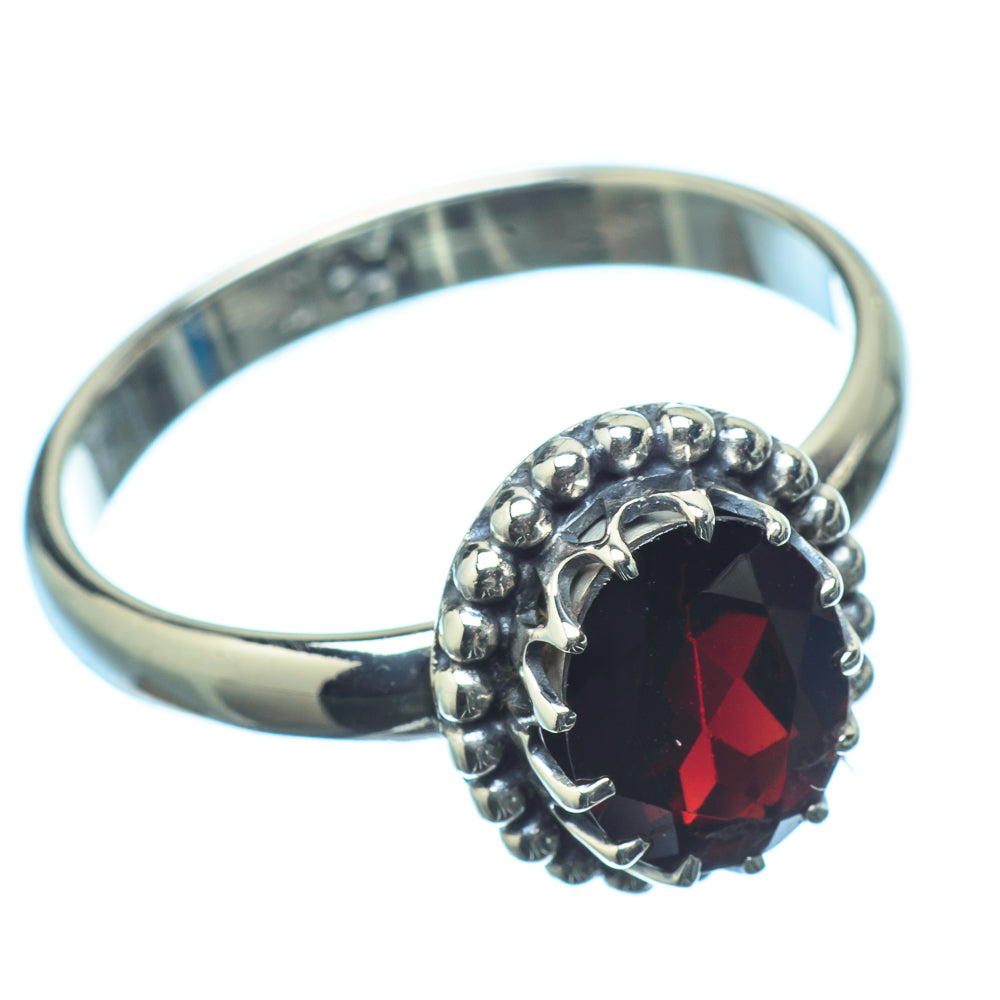 Garnet Rings handcrafted by Anasilvercos - RING20909