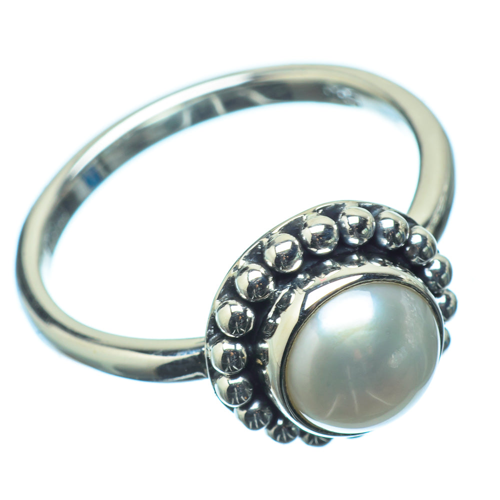 Cultured Pearl Rings handcrafted by Anasilvercos - RING20934