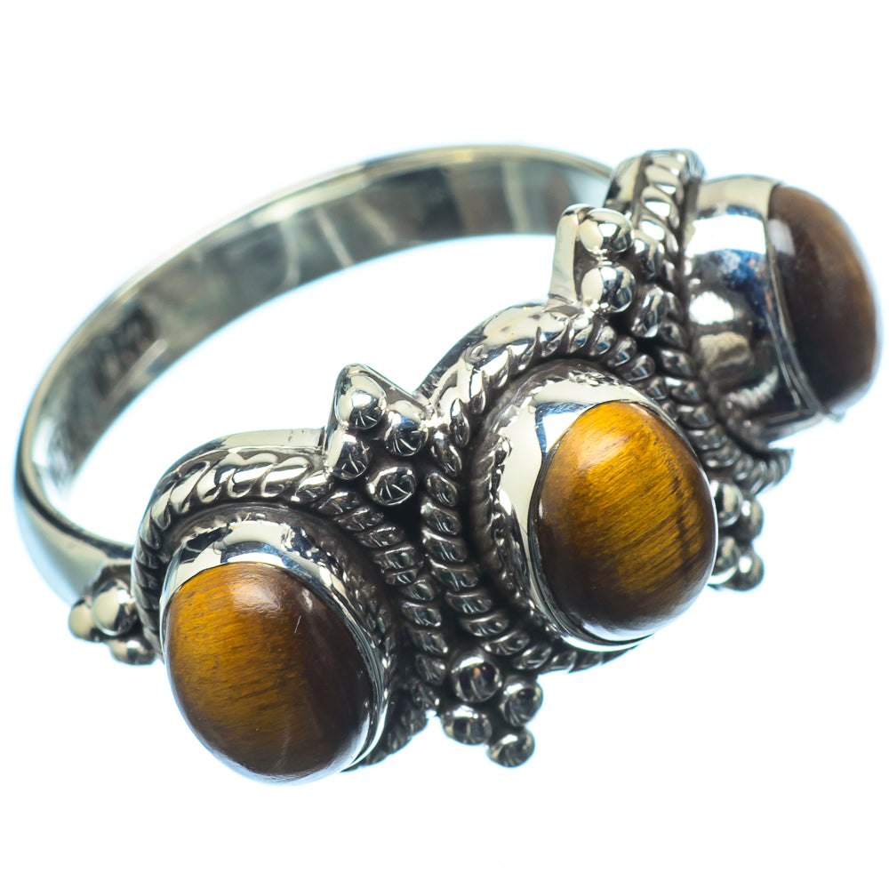 Tiger Eye Rings handcrafted by Anasilvercos - RING20944