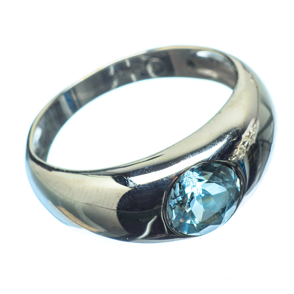 Blue Topaz Rings handcrafted by Anasilvercos - RING20958