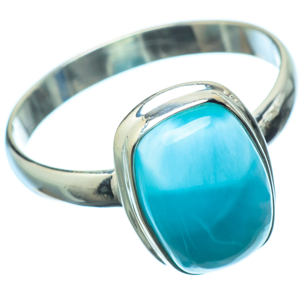 Larimar Rings handcrafted by Anasilvercos - RING20969