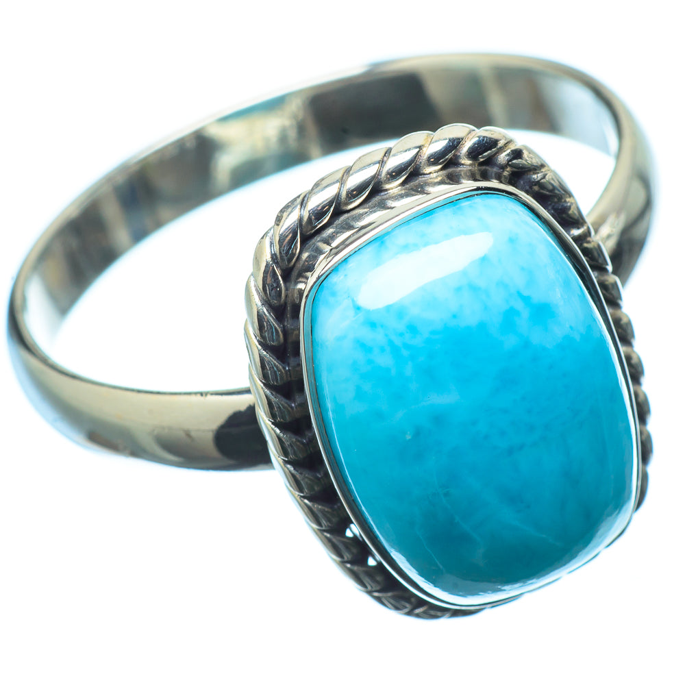 Larimar Rings handcrafted by Anasilvercos - RING20998