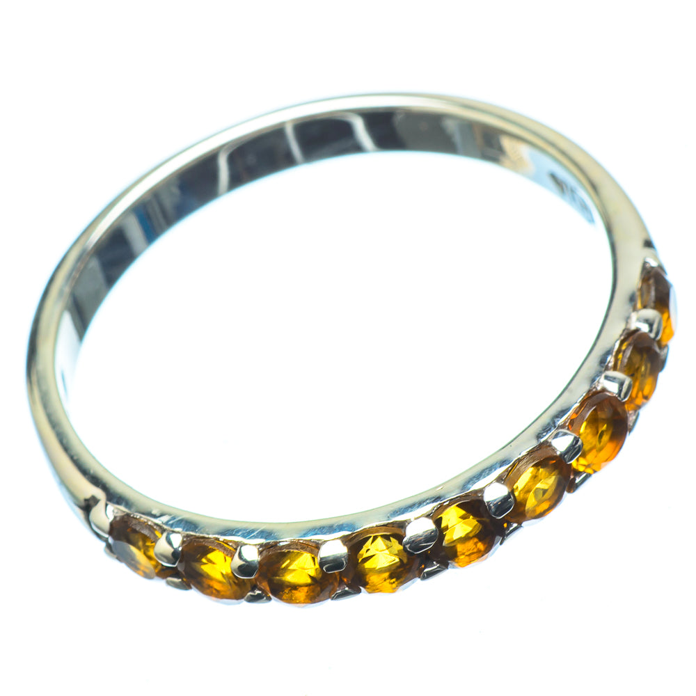 Citrine Rings handcrafted by Anasilvercos - RING21024